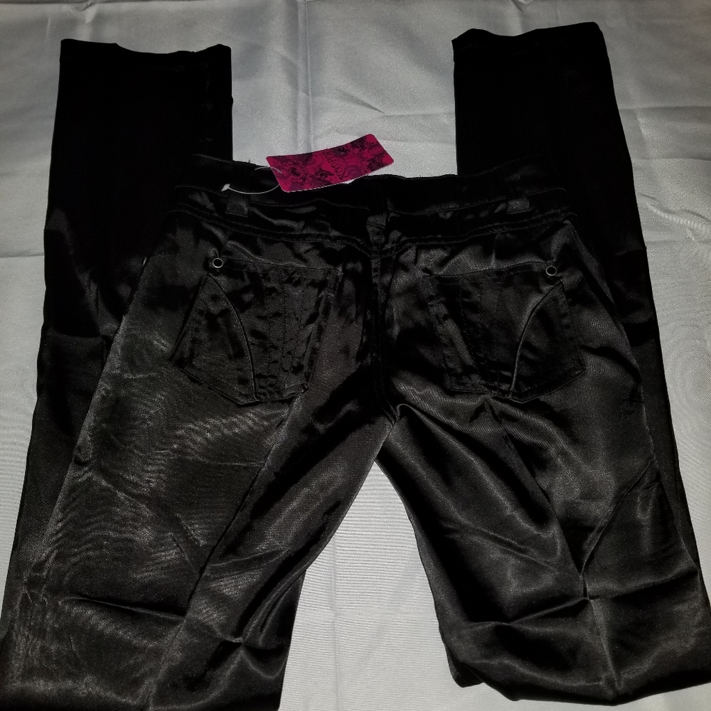 Modiva Retro Shiny Pants, 5 pocket - Picture 6 of 9